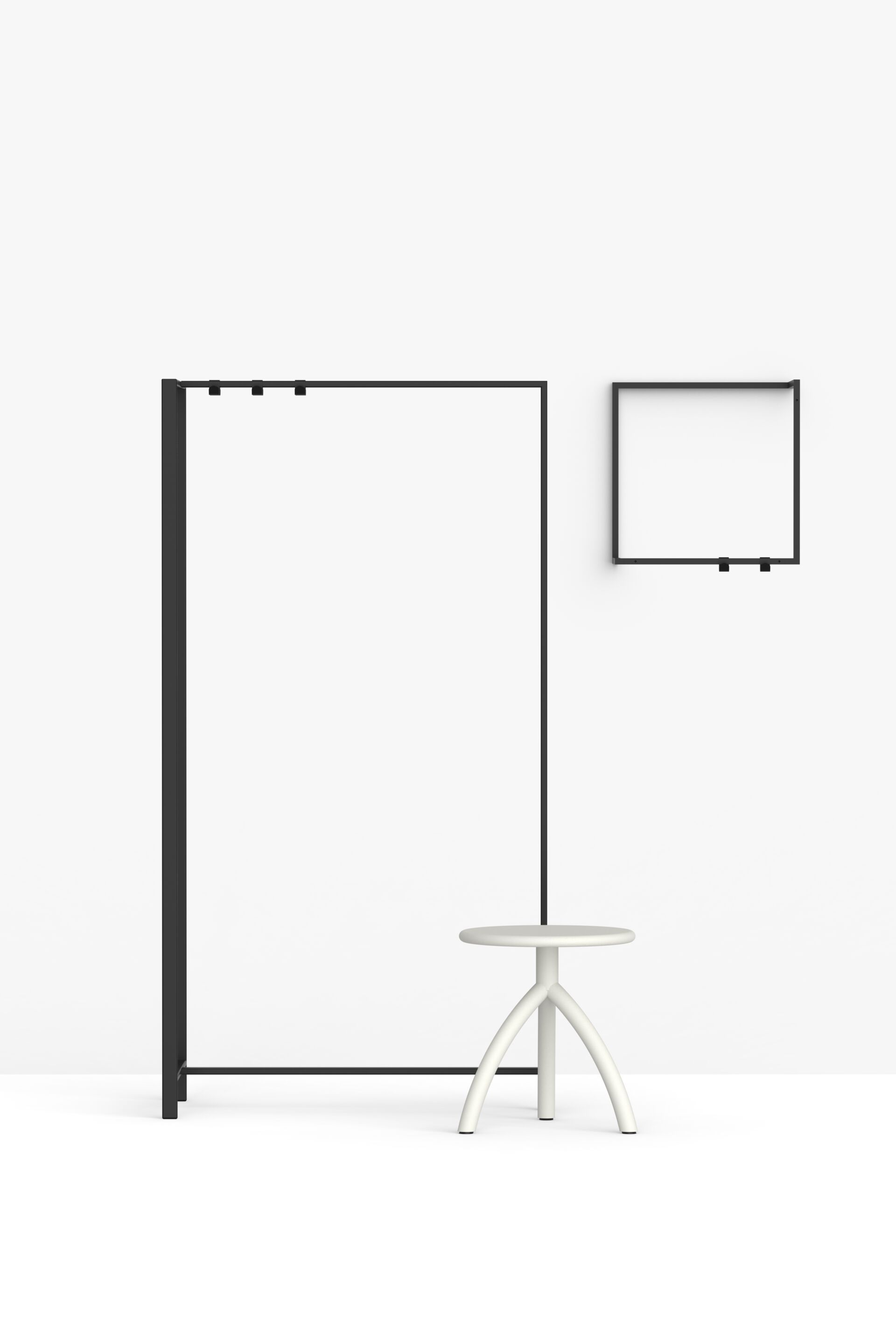 Стальная напольная вешалка с порошковым покрытием FUNCTIONALS рамка ARCH-00104557 - Вид №8