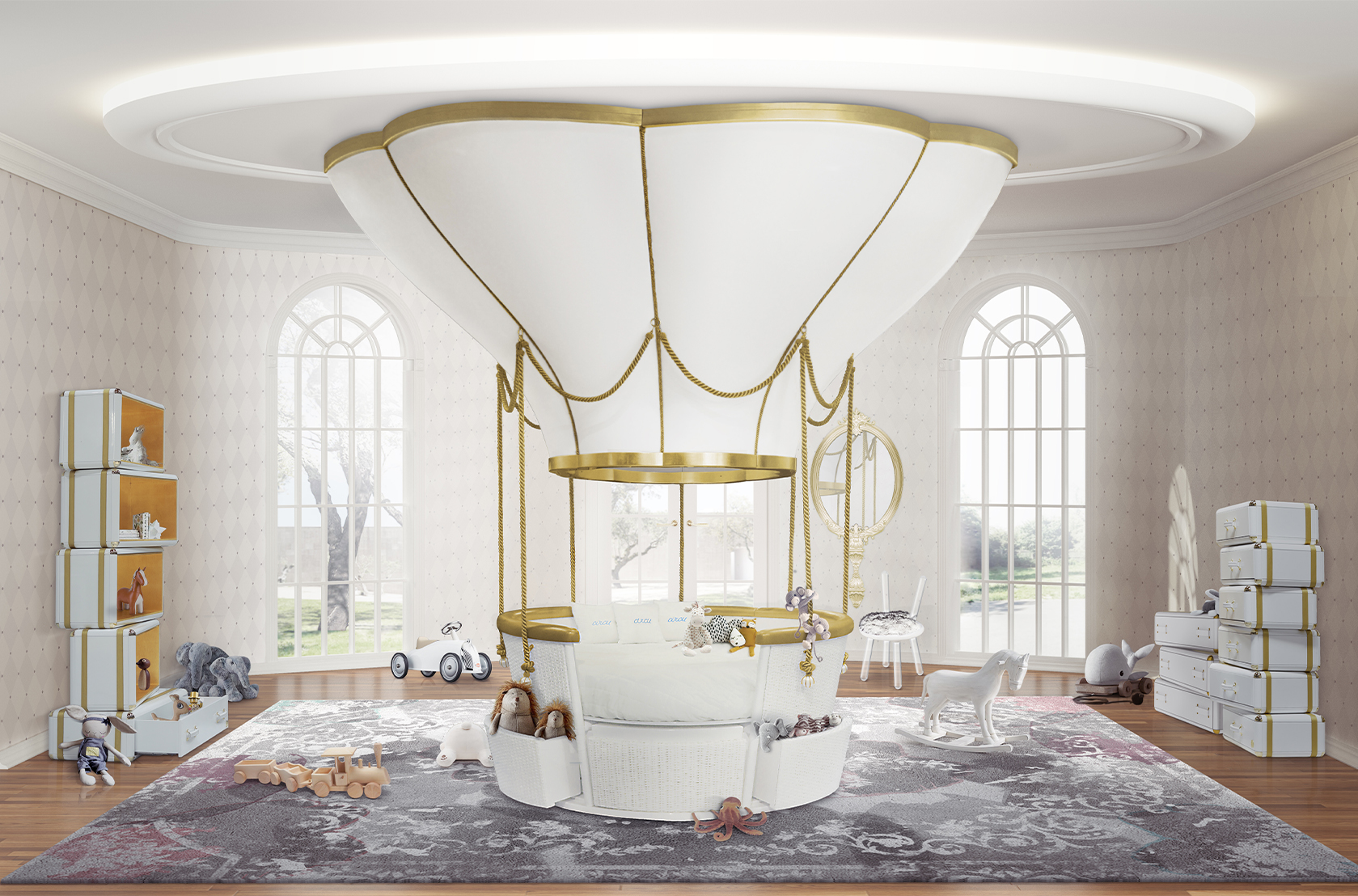 CIST817 Книжный шкаф в детскую Фэнтези Эйр Circu  - Вид №10