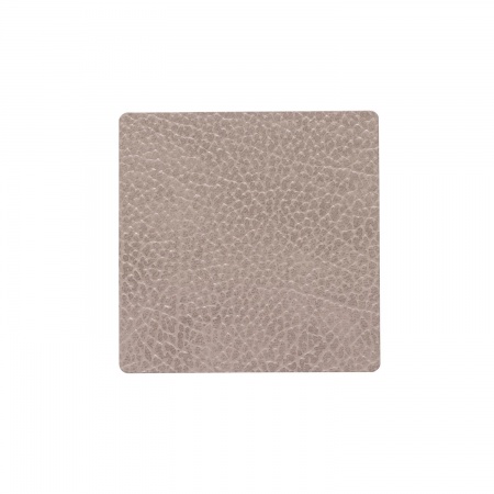 990228 HIPPO warm grey подстаканник квадратный 10x10 см, толщина 1,6 мм;LIND DNA 