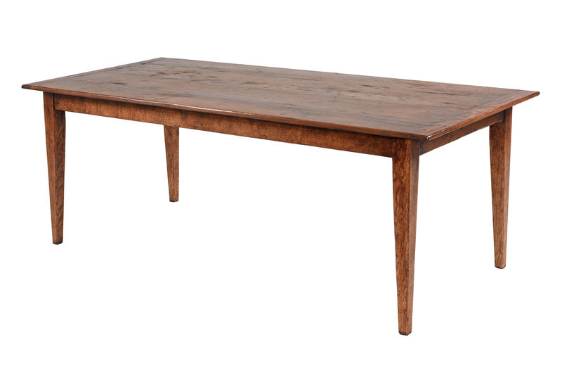 0046-23 Загородный стол с коническими ножками ijlbrown 