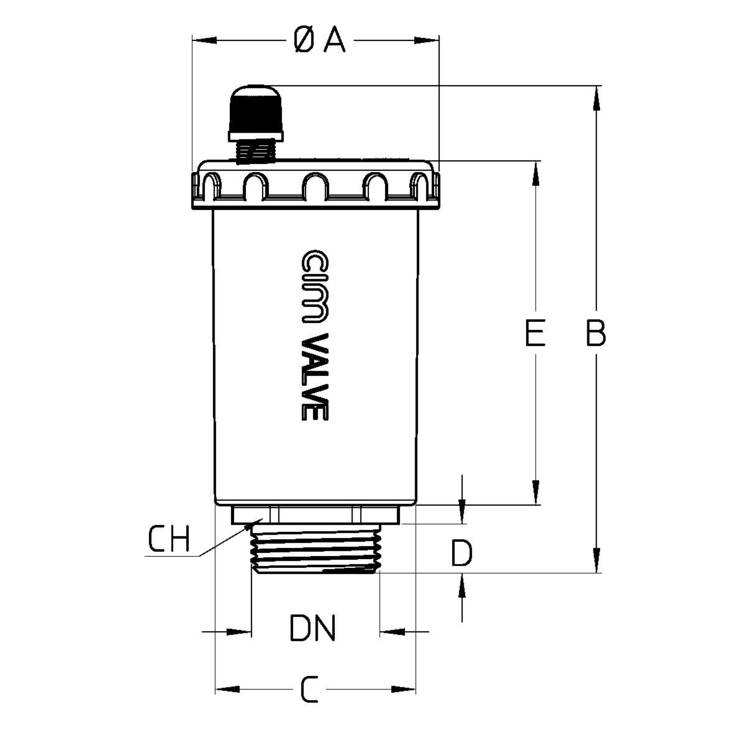 CIMBERIO CIM 150VIC 1 Воздухоотводчик автоматический 150VIC  - Вид №1