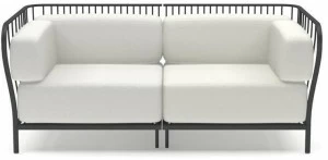 emu 2-местный тканевый садовый диван Cannolè 1082+1083