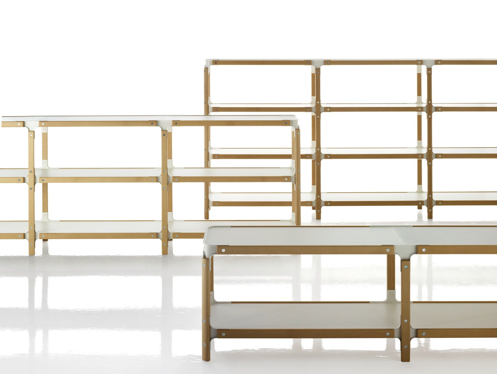 Деревянный двухсторонний секционный книжный шкаф In Stock Magis ARCH-00128260 - Вид №1