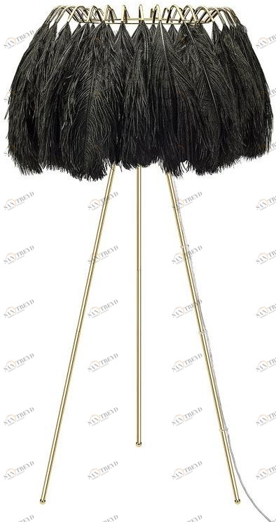 Mineheart Торшер из стали со светодиодной подсветкой Feather sun-id-1386141