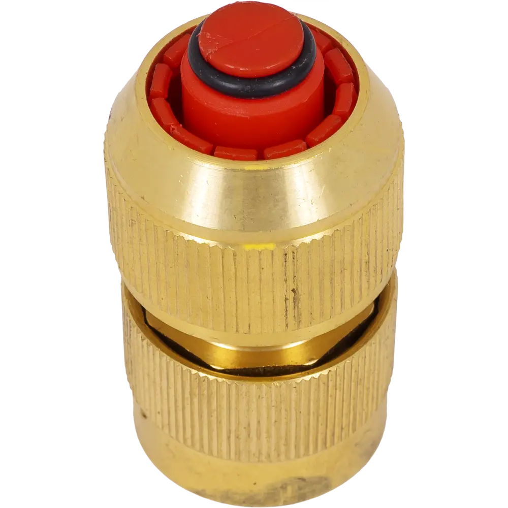 Быстросъёмный коннектор BOUTTE с аквастопом для садового шланга 1/2'' 15449370 STLM-0005805 - Вид №3