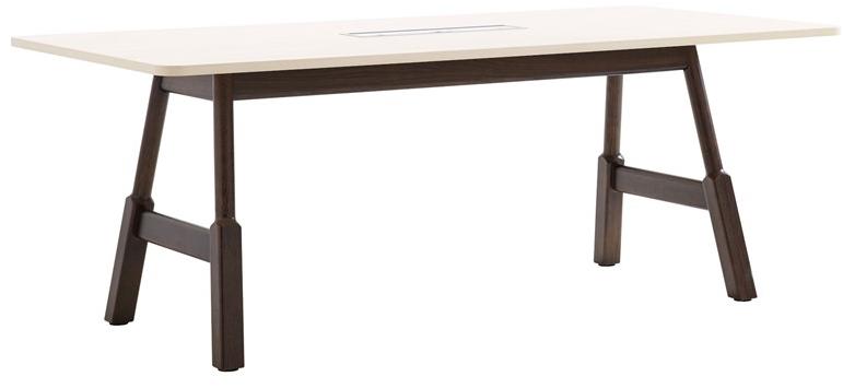 Karl Andersson Прямоугольный деревянный стол для совещаний с системой прокладки кабелей Woodwork sun-id-1406480 - Вид №1