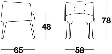 Frigerio Salotti Мягкое кресло с подлокотниками Jackie sun-id-1357595 - Вид №2