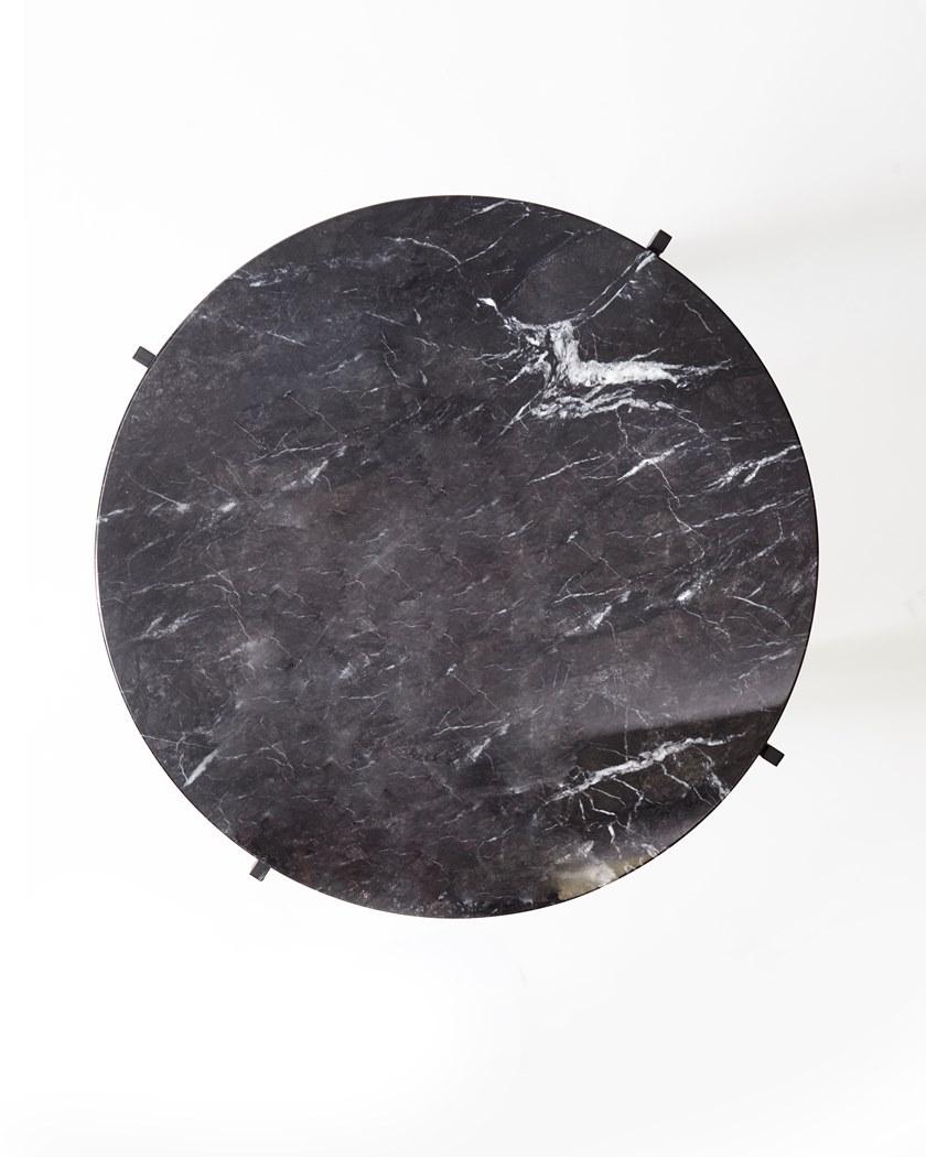 GABRIEL SCOTT Высокий круглый мраморный журнальный столик Prong sun-id-1449267 - Вид №7