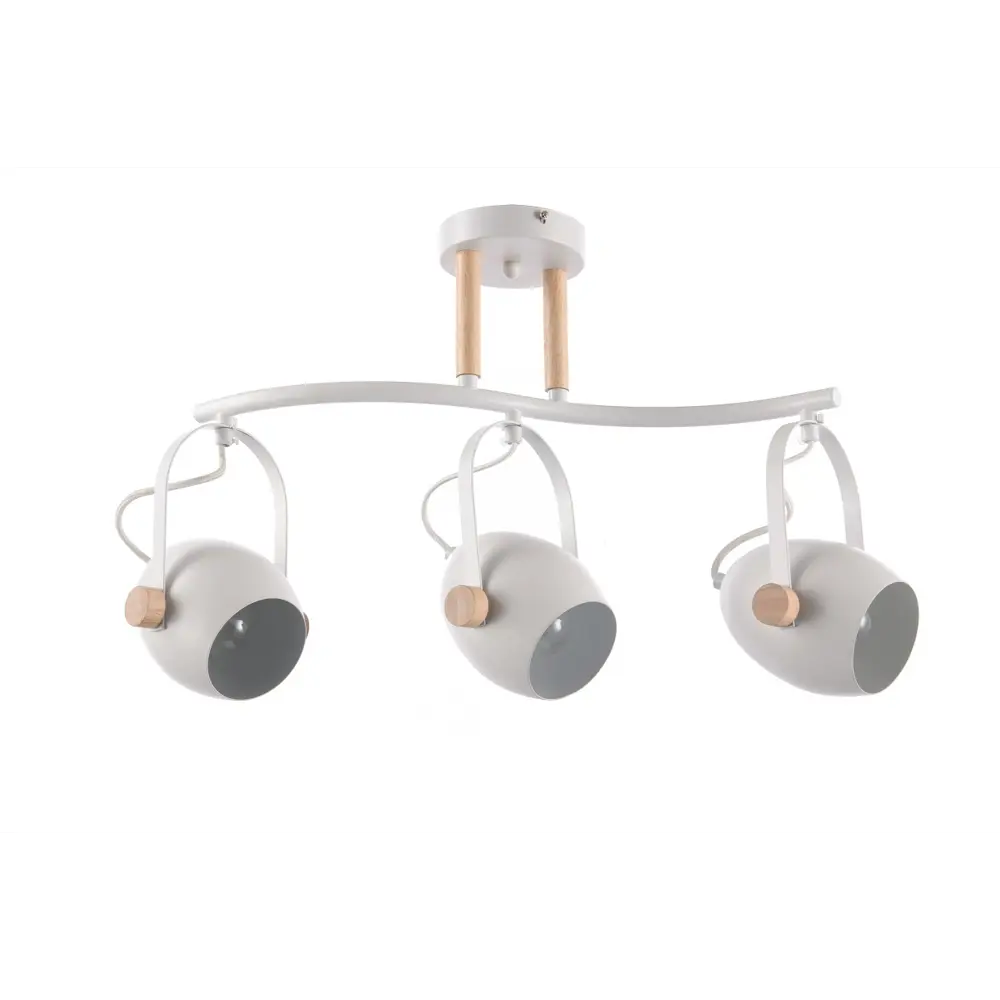 Спот поворотный Bud L1149, 3 лампы, 9 м², цвет белый LAMPLANDIA STLM-2009260