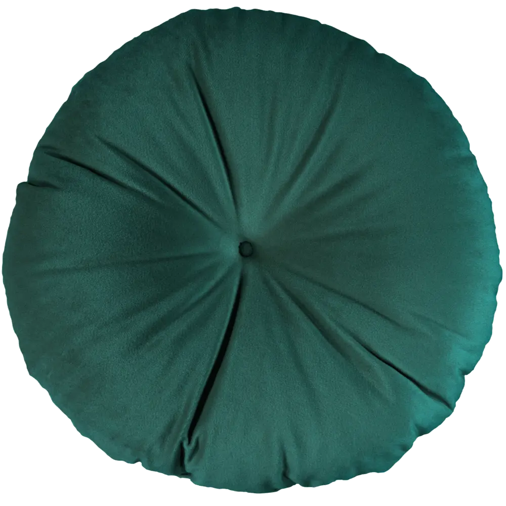 Подушка Бархат ø37 см цвет изумруд 82707620 STLM-2001031 LINEN WAY 