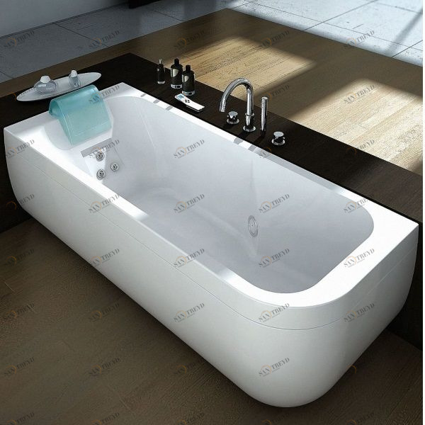 Ванна с гидромассажем "HYDRO BASE" Aquasoul угловая 9443-186A Sx Jacuzzi 9443186ASX