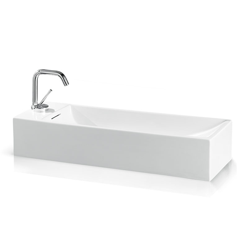 L261T3R1V3.100 Подвесная раковина прямоугольная A. e T. Italia THIN Белый глянцевый AeT ITALIA