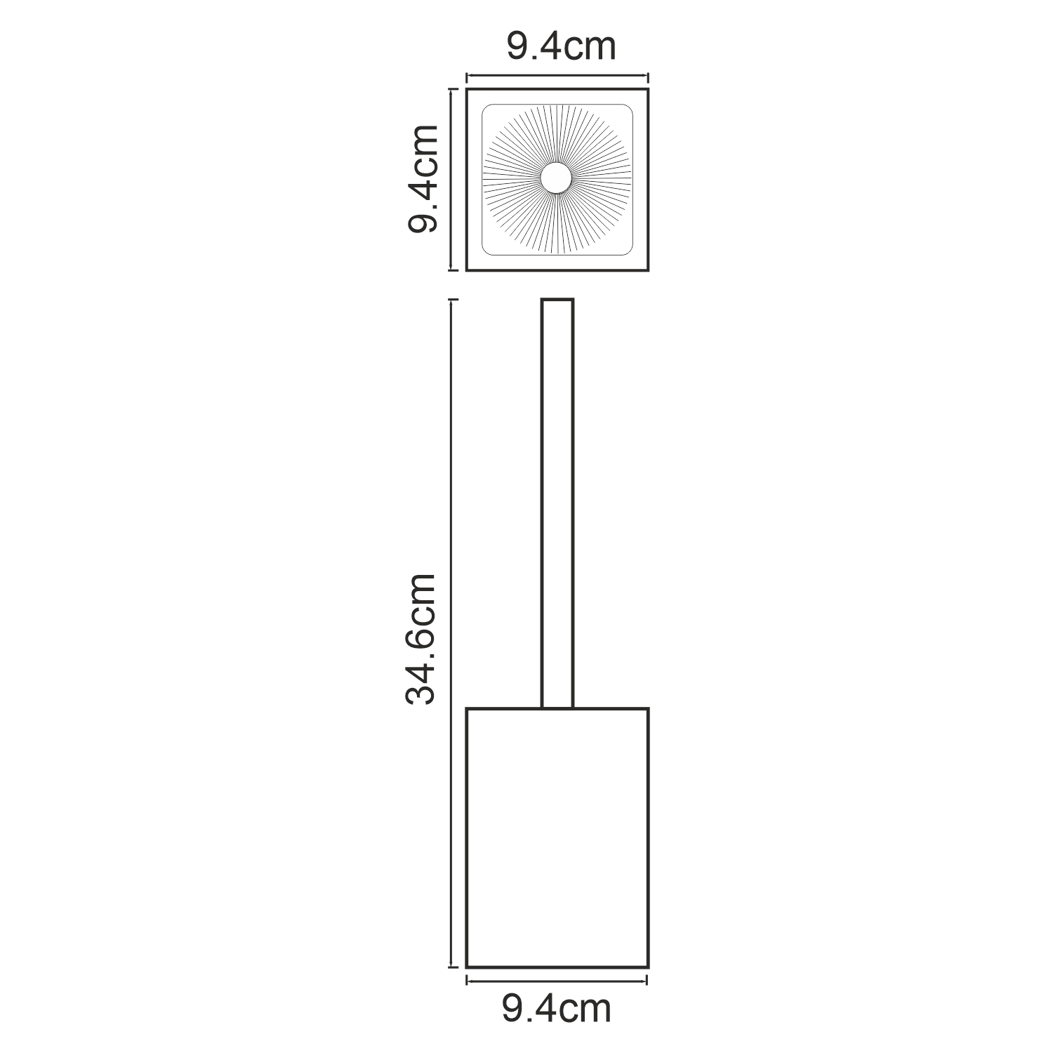 K-9127 Kammel Щетка для унитаза WasserKRAFT Kammel K-9100  - Вид №1