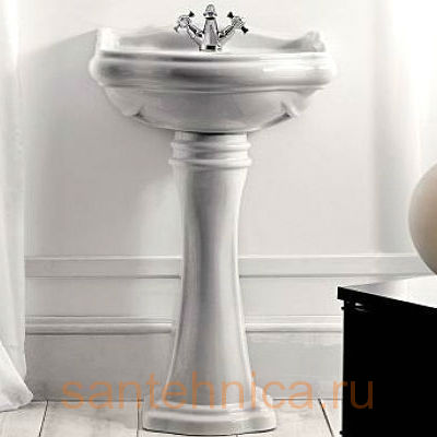 ML.BLL-25.069.Bi/ML.BLL-25.107.BI Подвесная раковина настенная круглая Migliore  белая  - Вид №1