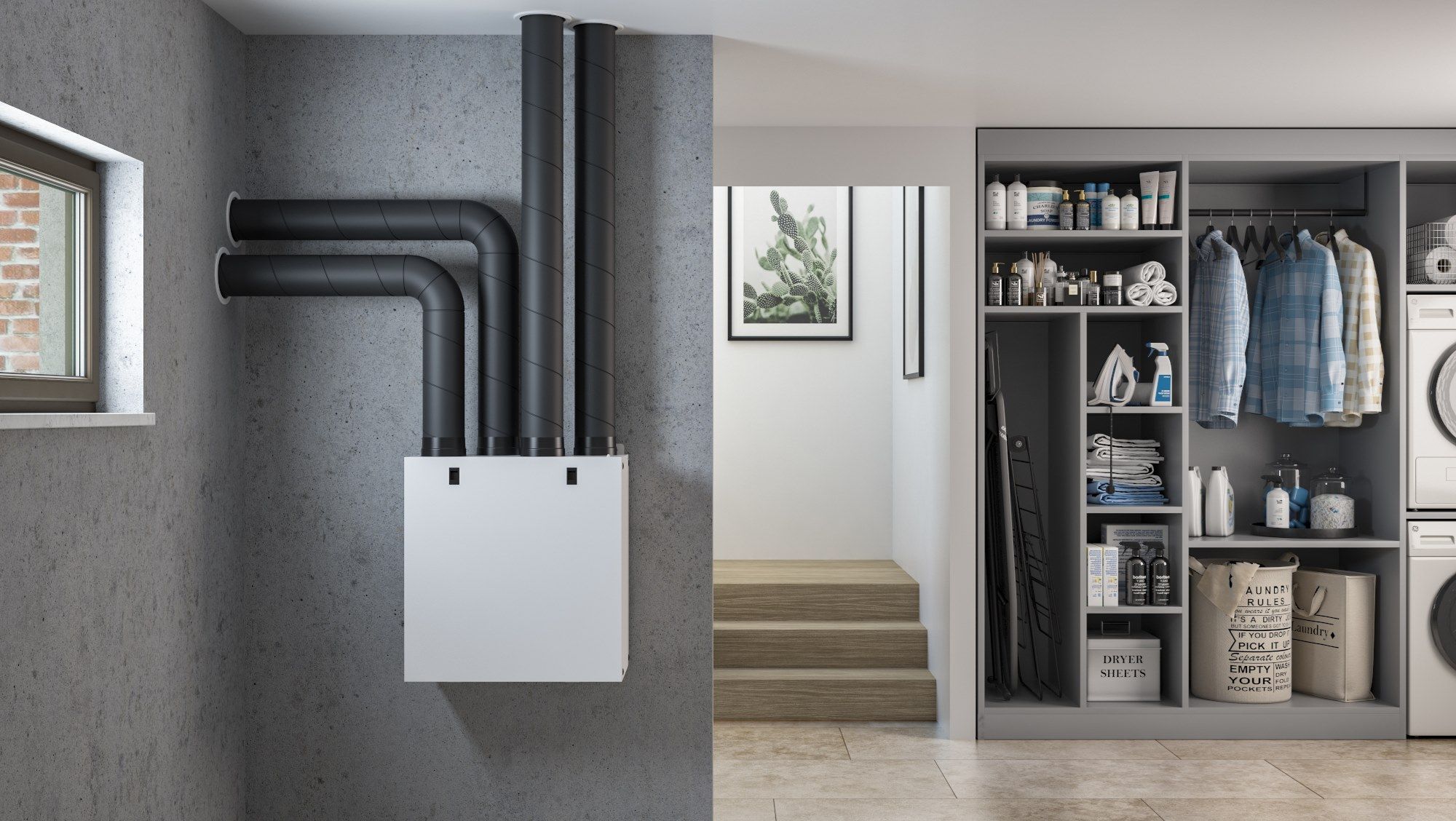 Система принудительной механической вентиляции OLIMPIA SPLENDID контролируемая механическая вентиляция ARCH-00078590 - Вид №3