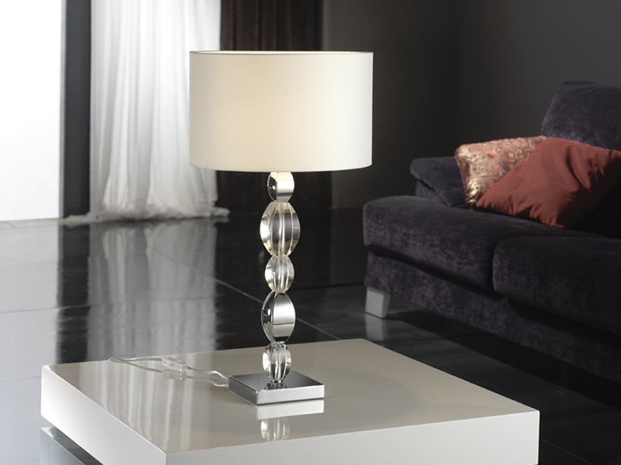 034037 Настольная лампа хром Schuller Domine 