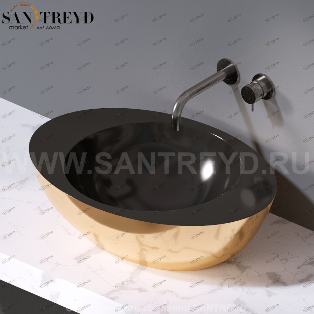 L269.252 Накладная раковина на столешницу  овальная A. e T. Italia ACCENT AeT ITALIA