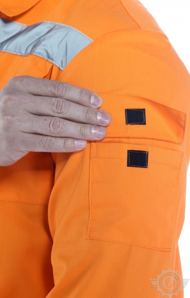 65935 Костюм "Дорожник Флюр" с СВП  Летняя спецодежда  размер 60-62/182-188  - Вид №11