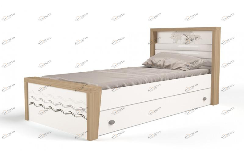 Кровать ABC-KING 160х90 № 3MIX OCEAN Кровать ABC-KING 160х90 № 3 (голубой) 4631147961914