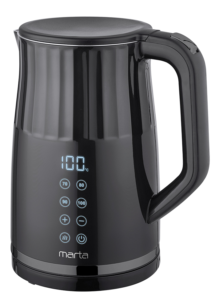 9162162 Электрочайник MARTA MT-KT4648A черный STDN-0003090