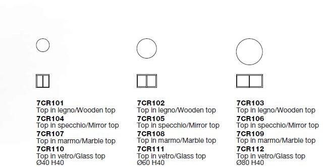 Marelli Низкий круглый журнальный столик sun-id-1378198 - Вид №10