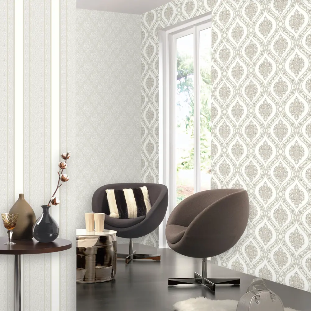 Обои флизелиновые Erismann Millennium бежевые 1.06 м 3641-2 STLM-2006247 - Вид №2