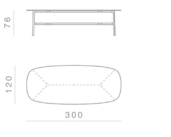 Мраморный стол GHIDINI1961 Побережье ARCH-00017844 - Вид №4