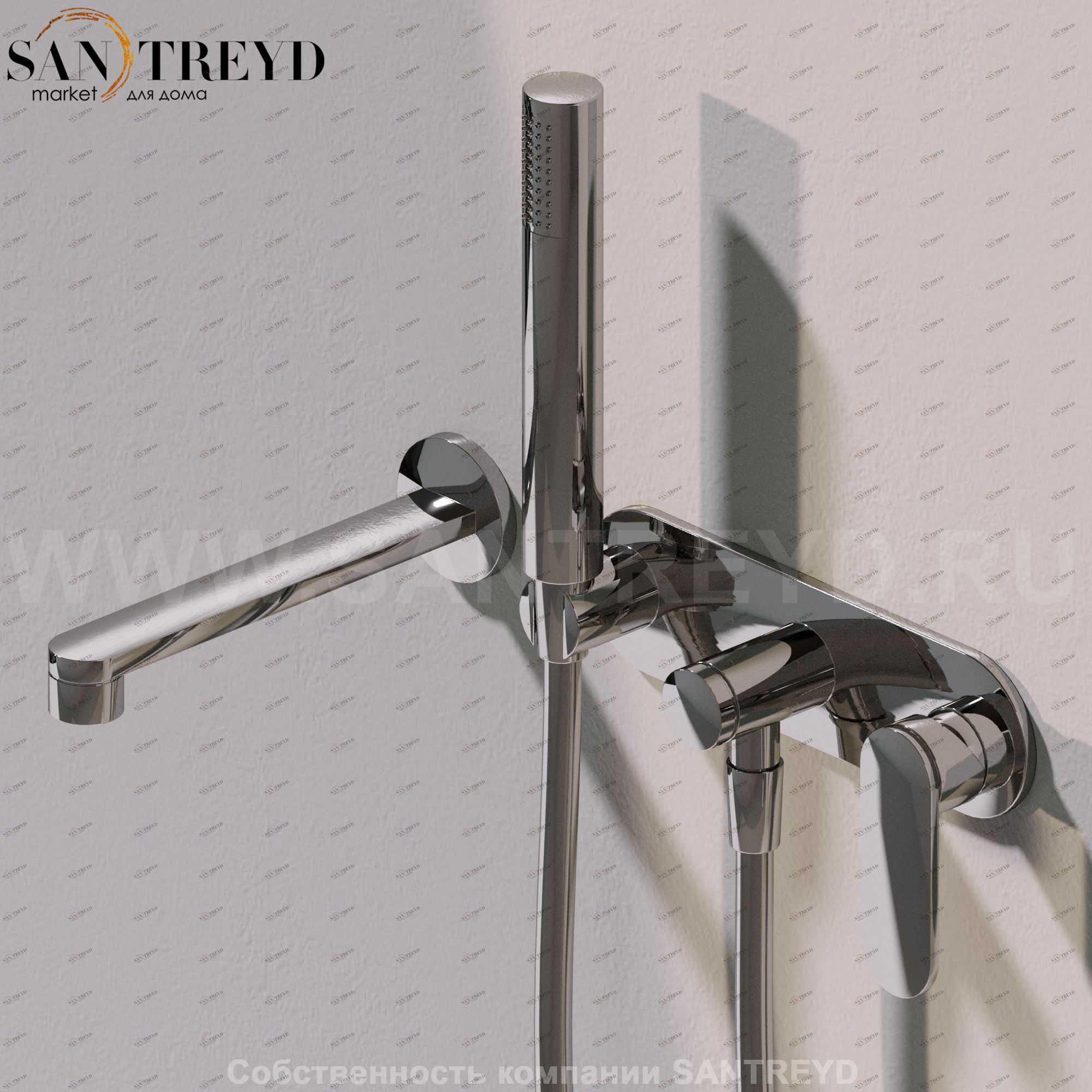 Flaminia ONE Душевая система для ванны хромированный 112570 Ceramica Flaminia