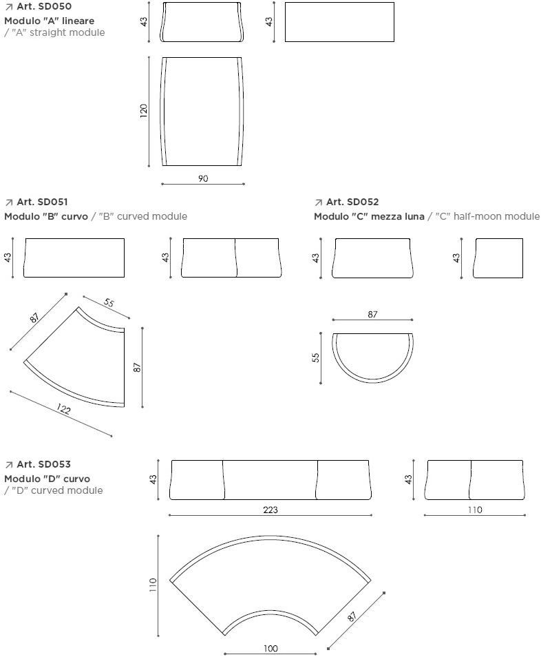GES Group Скамейка пвх без спинки sun-id-1510105 - Вид №1