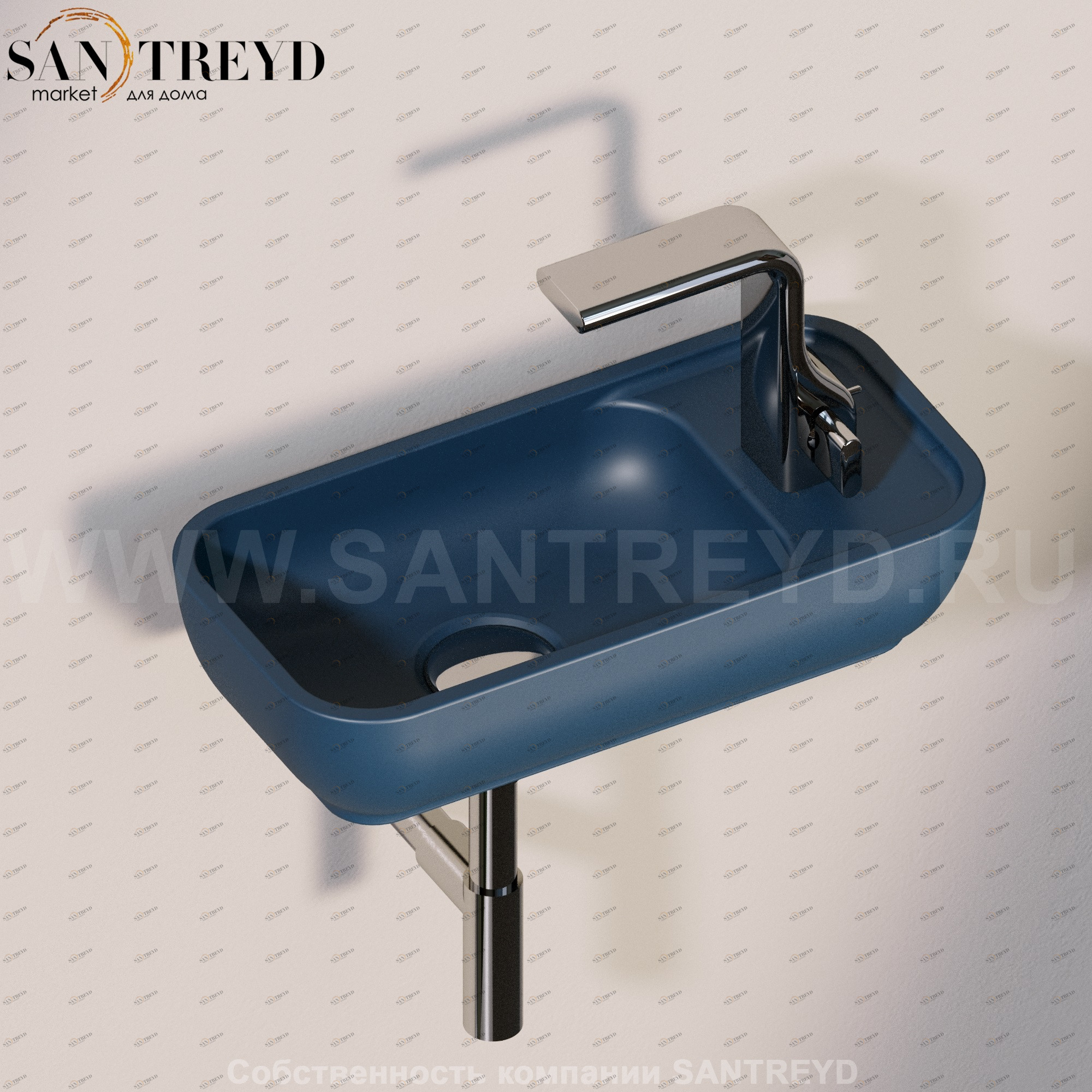 PS40LD7016 Подвесная раковина настенная прямоугольная Ceramica Flaminia Pass