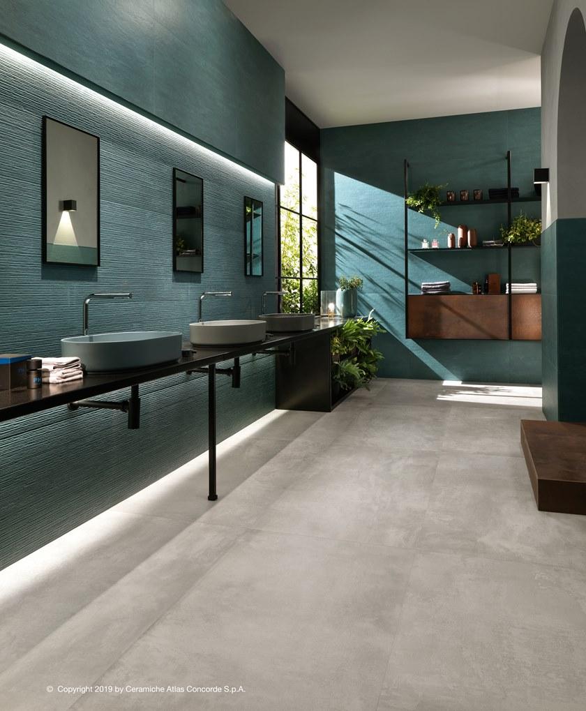 Atlas Concorde Белая плитка для стен с эффектом бетона Raw sun-id-1483334 - Вид №55