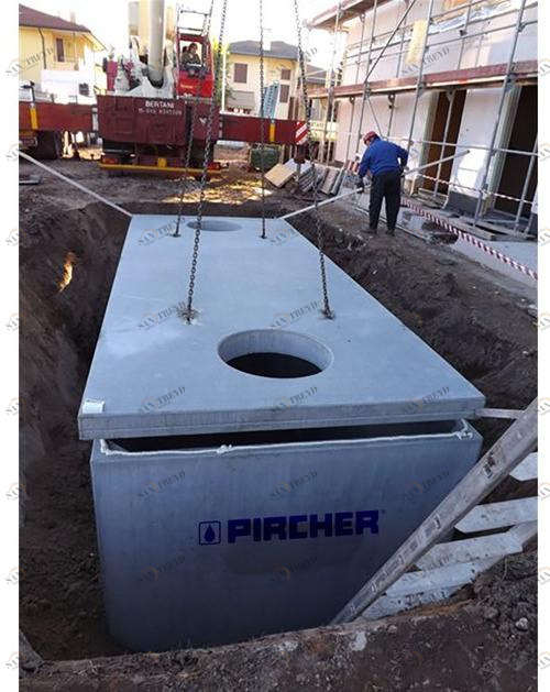 Pircher Прямоугольный трехкамерный септик sun-id-1482252