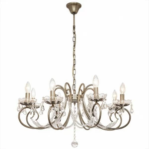 Подвесная люстра Silver Light Laurita 260.53.8 SILVER LIGHT ДИЗАЙНЕРСКИЕ, LAURITA 186696 Бронза