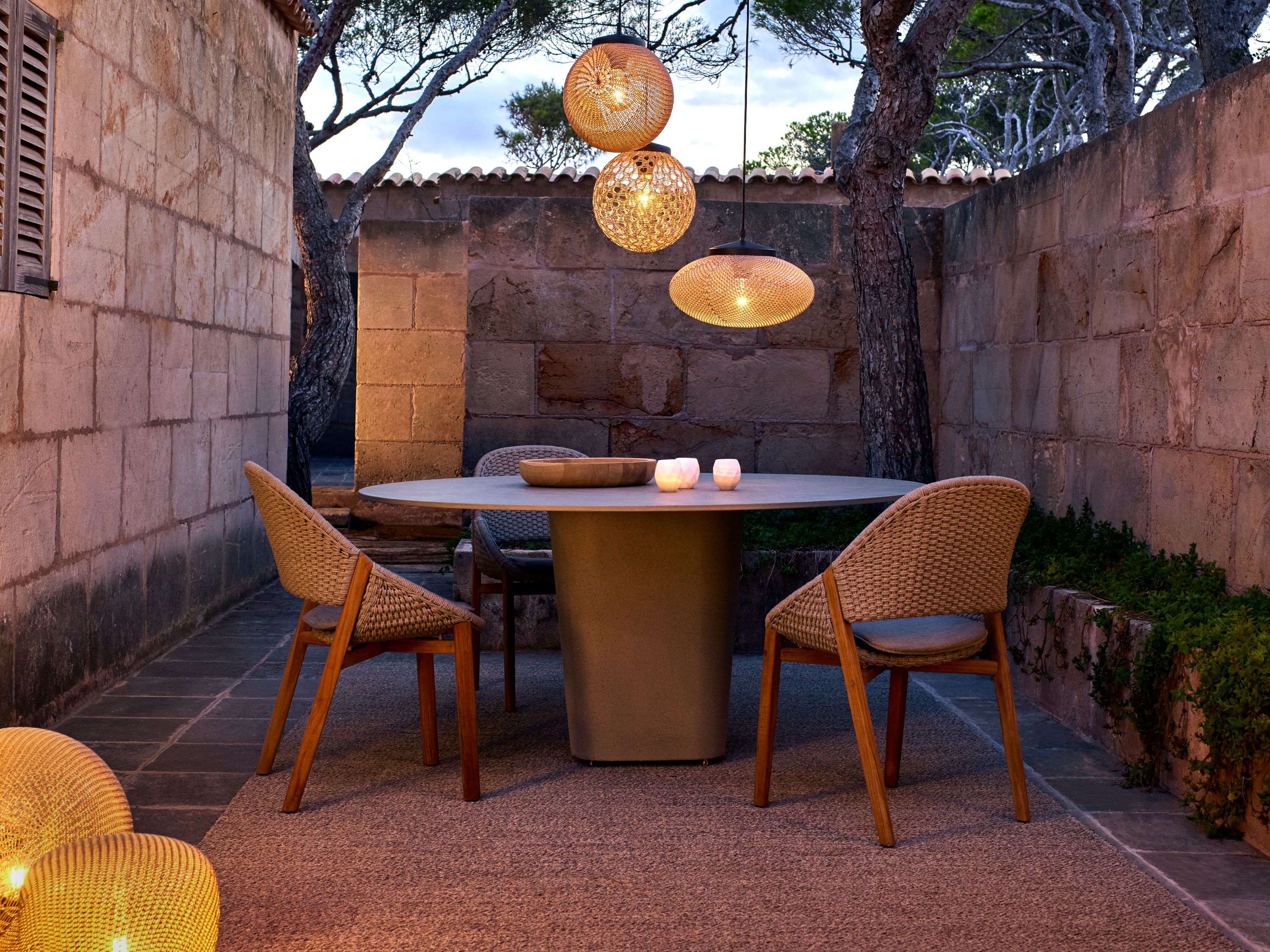 Открытый подвесной светильник ручной работы из полиэтилена TRIBÙ Monsieur Tricot ARCH-00141358 - Вид №1