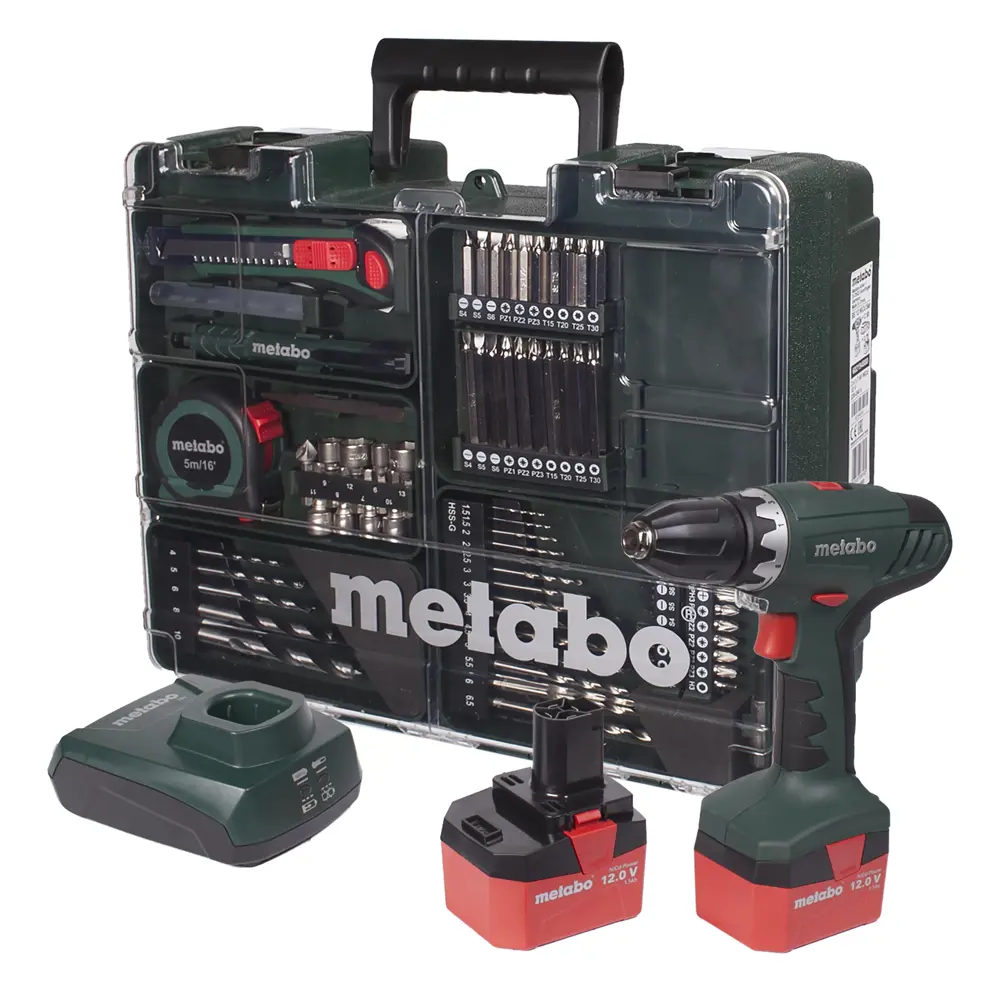 Шуруповерт Metabo BS 12, Ni-Cd 12 В, 1,7 Ач 18119000 STLM-2064178  - Вид №3