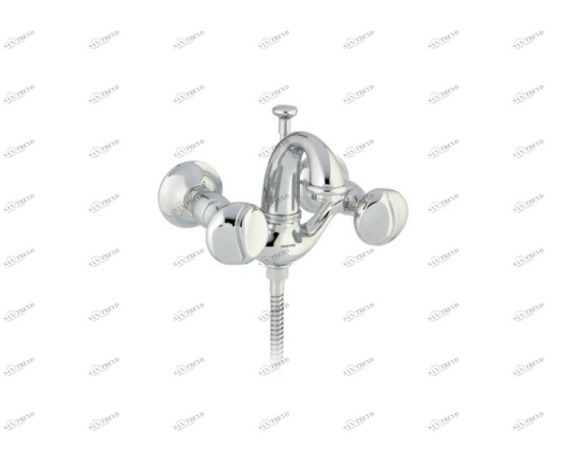 051418.B00.62 Душевой набор для ванны Сатин никель Mestre Oman