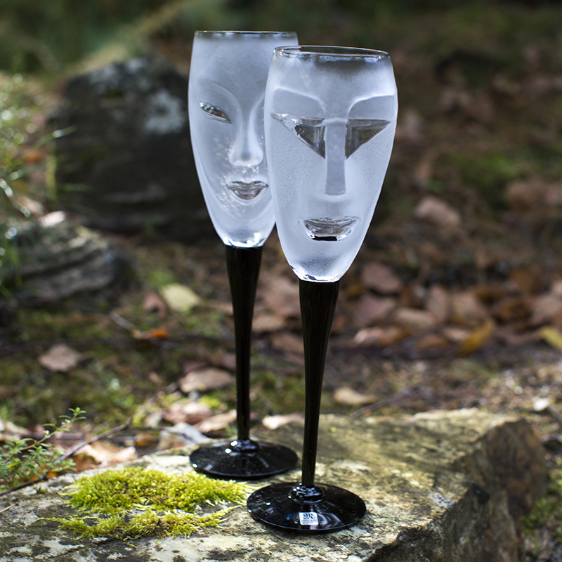 42033 Бокал из прозрачного хрусталя "Кубик", Объём 250 мл., Высота – 250 мм. Maleras  - Вид №2