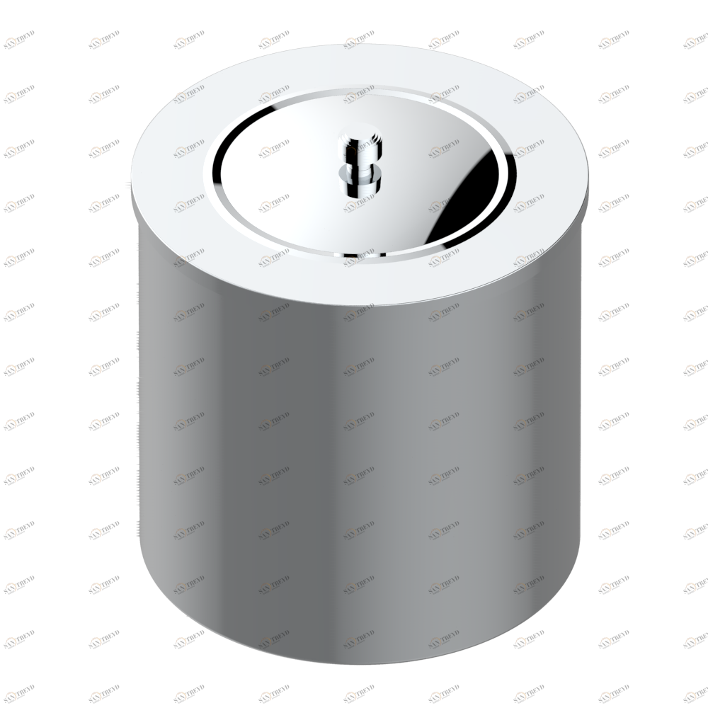 A2N-712CL WASTE BASKET WITH COVER Diameter : 200 mm Thg-paris Mossi со светлым хрусталём Хром A2N-712CL CAT.A