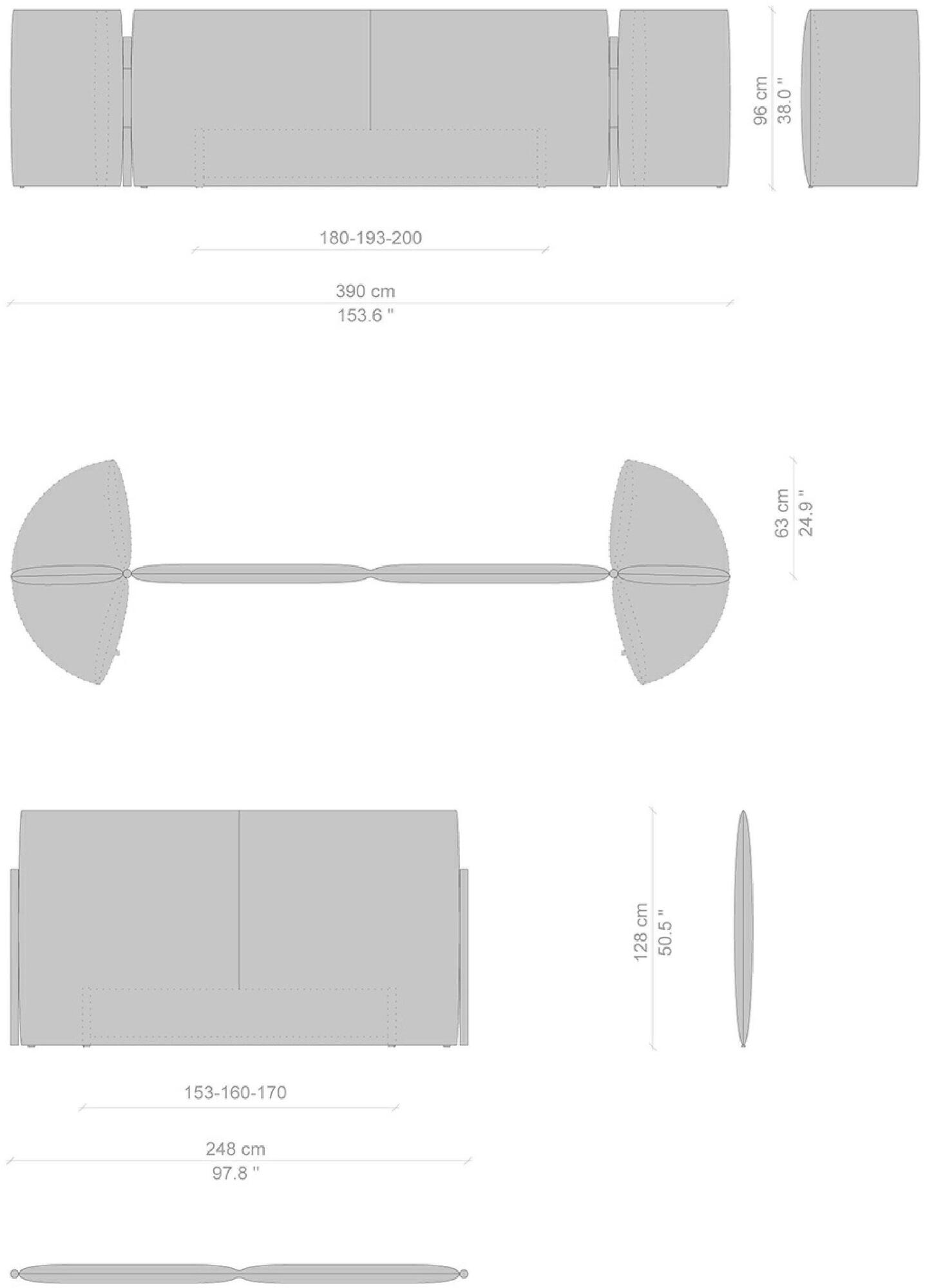 Cassina Кровать с мягким изголовьем Bio-mbo sun-id-1462838 - Вид №15