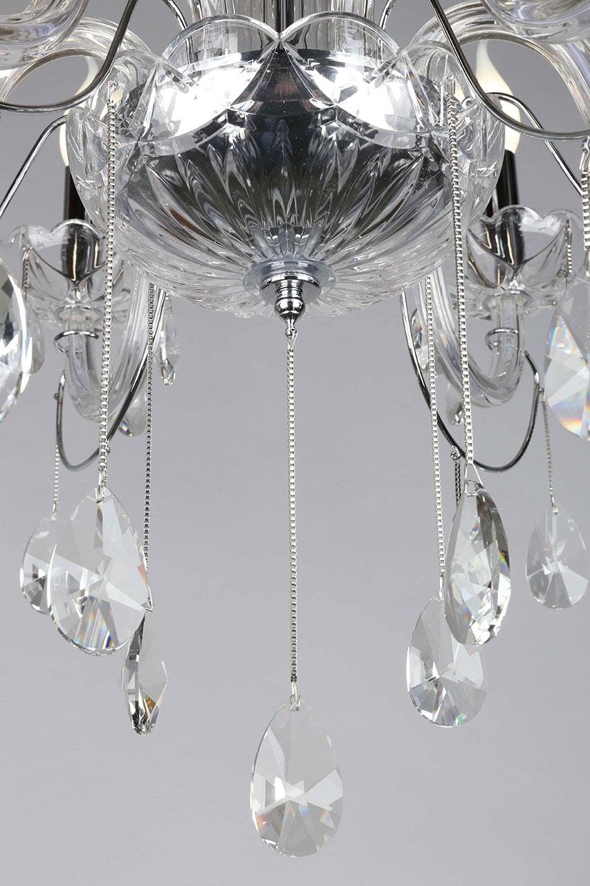 Подвесная люстра Omnilux Valledoria OML-70203-06 OMNILUX ДИЗАЙНЕРСКИЕ, VALLEDORIA 187103 Хром  - Вид №3