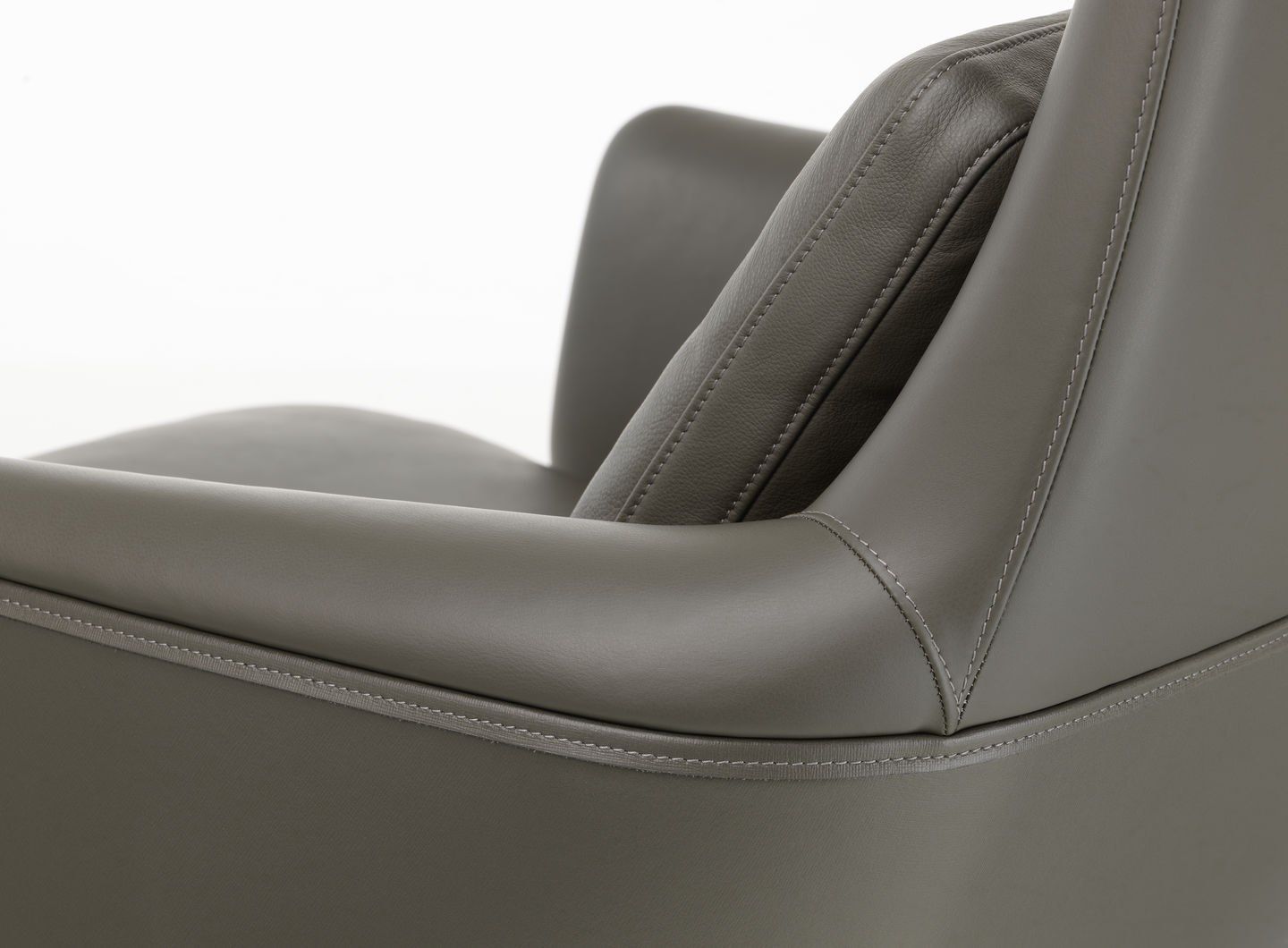 Кожаный спиц кресло с подголовником VITRA Grand Relax ARCH-00138583 - Вид №19