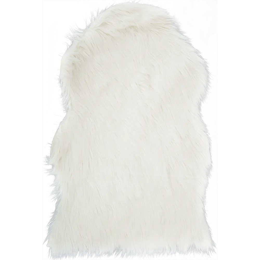 Шкура овечья искусственная, 60x90x6.5 см, цвет белый Amigo STLM-2128548