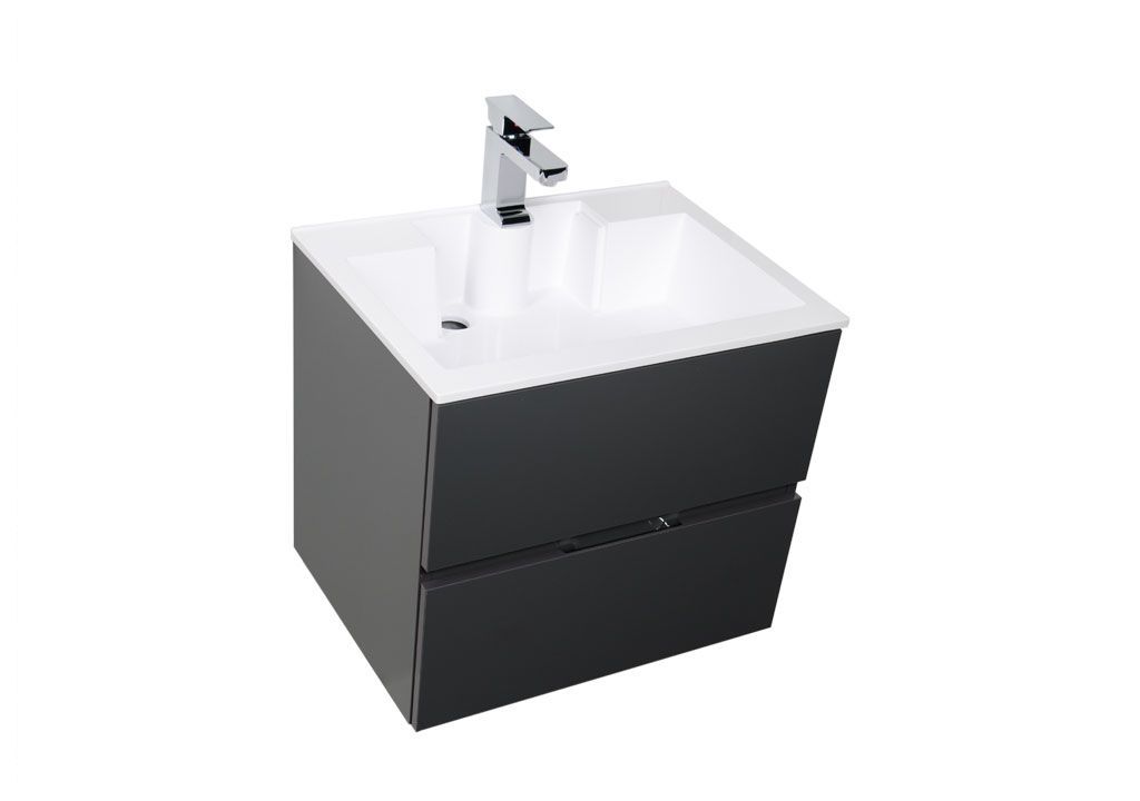 Тумба с раковиной Aquanet Алвита 60 серый антрацит 0018399100181907 - Вид №5