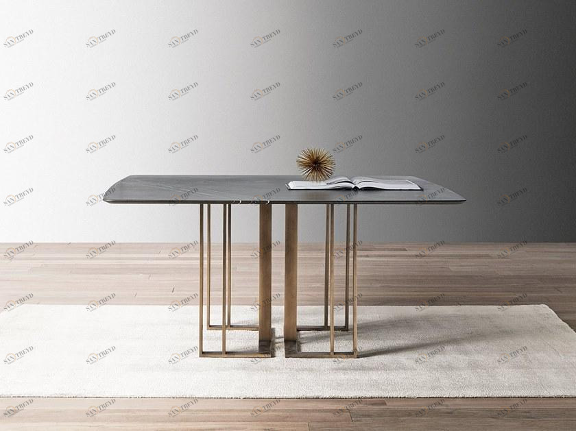 Meridiani Квадратный мраморный обеденный стол sun-id-1505320