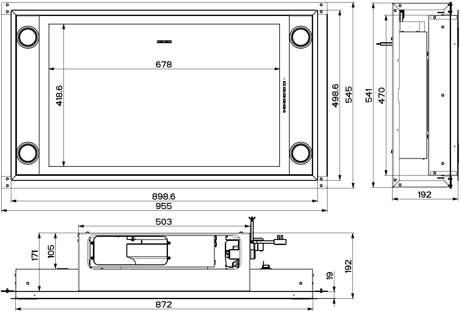 FABER Встроенная вытяжка из нержавеющей стали со встроенным освещением класса а + sun-id-1362091 - Вид №3