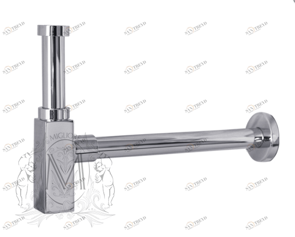 Сифон для раковины MIGLIORE ML.RIC-10.103, хром, ø32 ML.RIC-10.103.CR