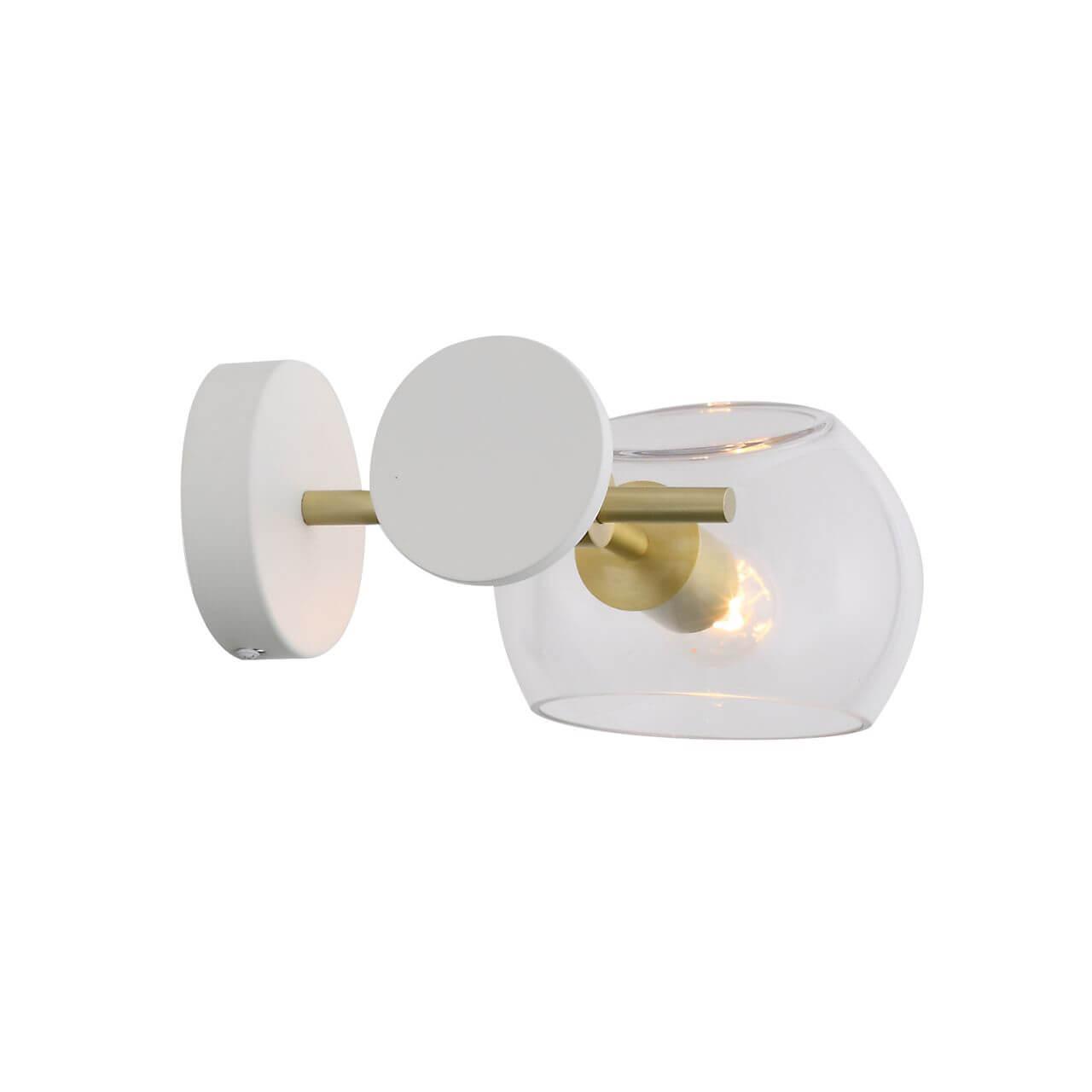 Бра со стеклянным плафоном белое Calmare SL434.201.01 ST LUCE CALMARE 00-3928824 Белый;золото  - Вид №3