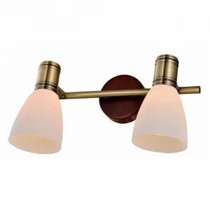 Спот настенный на 2 лампы белый Sharyl TL3720Y-02BB TOPLIGHT SHARYL 00-3926403 Белый;золото