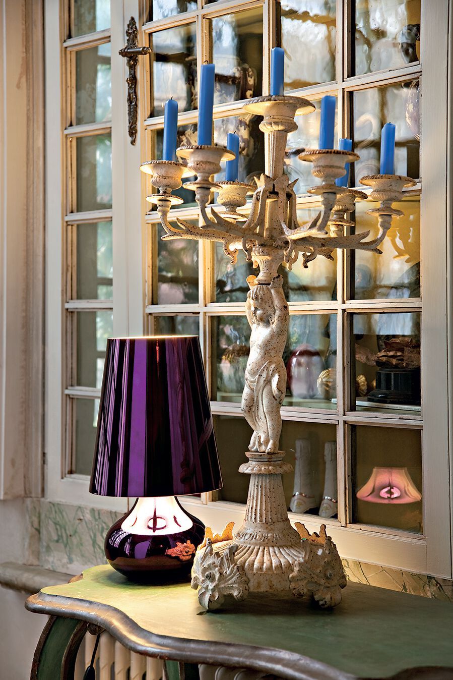 Светодиодная настольная лампа из поликарбоната Kartell CINDY ARCH-00071222 - Вид №1