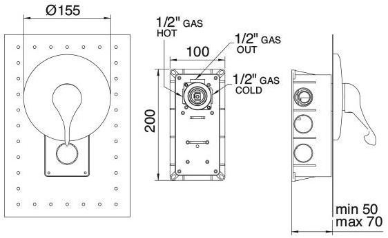 Rubinetterie Treemme Piccadilly  2108  - Вид №2